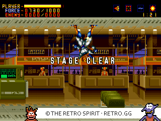 Game screenshot of Alien Soldier