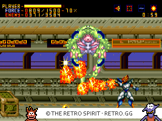 Game screenshot of Alien Soldier