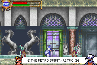 Game screenshot of Castlevania: Aria of Sorrow