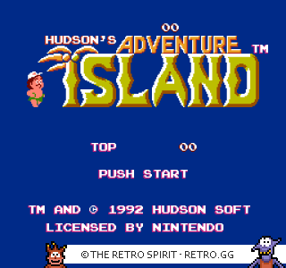 Game screenshot of Adventure Island