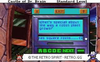Game screenshot of Castle of Dr. Brain