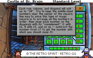 Game screenshot of Castle of Dr. Brain