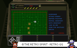 Game screenshot of Earthsiege