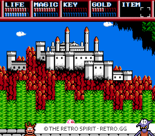 Game screenshot of Legacy of the Wizard
