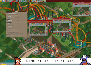 Game screenshot of RollerCoaster Tycoon