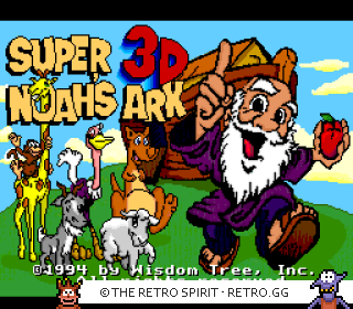 Game screenshot of Super Noah's Ark 3D