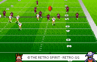 Game screenshot of College Football USA 96
