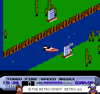 Game screenshot of Cobra Triangle