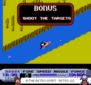 Game screenshot of Cobra Triangle