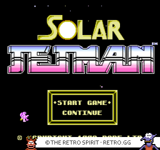 Game screenshot of Solar Jetman: Hunt for the Golden Warpship