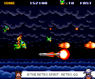 Game screenshot of Keio Flying Squadron