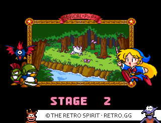 Game screenshot of Magical Pop'n