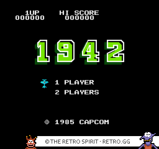 Game screenshot of 1942