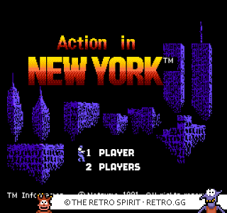 Game screenshot of Action in New York