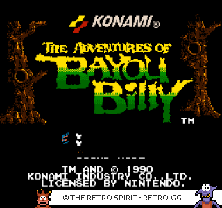 Game screenshot of The Adventures of Bayou Billy