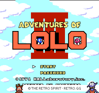 Game screenshot of Adventures of Lolo 3
