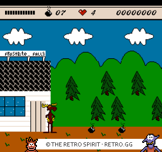 Game screenshot of The Adventures of Rocky and Bullwinkle and Friends
