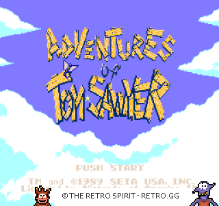 Game screenshot of Adventures of Tom Sawyer