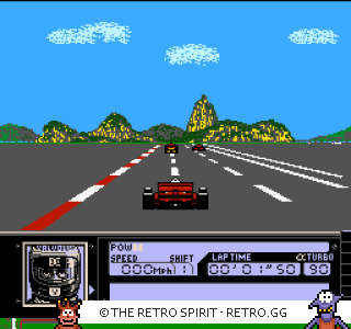 Game screenshot of Al Unser Jr. Turbo Racing
