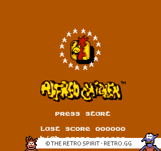 Game screenshot of Alfred Chicken