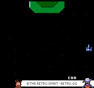 Game screenshot of Alpha Mission
