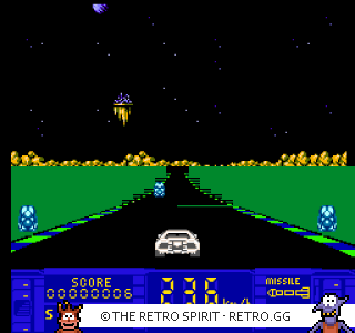 Game screenshot of Astro Fang: Super Machine