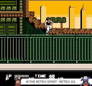 Game screenshot of Bad Dudes