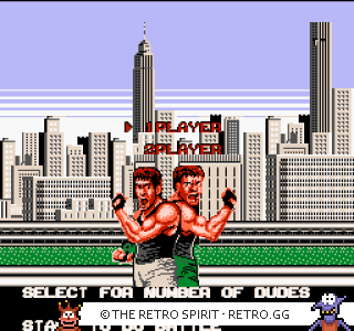Game screenshot of Bad Dudes vs. Dragon Ninja