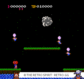 Game screenshot of Balloon Fight