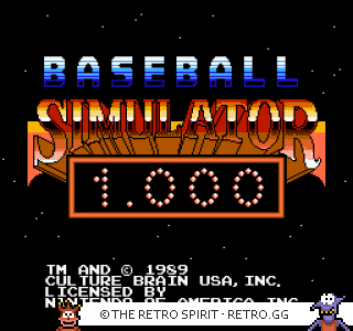 Game screenshot of Baseball Simulator 1.000