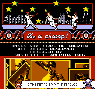 Game screenshot of Baseball Stars