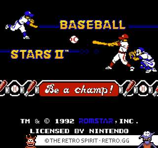 Game screenshot of Baseball Stars II