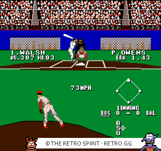 Game screenshot of Bases Loaded 3, Ryne Sandberg Plays