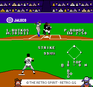 Game screenshot of Bases Loaded 4