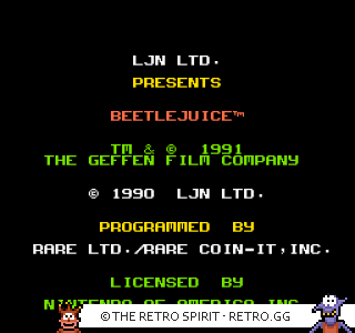 Game screenshot of Beetlejuice