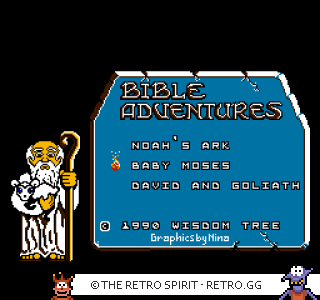 Game screenshot of Bible Adventures