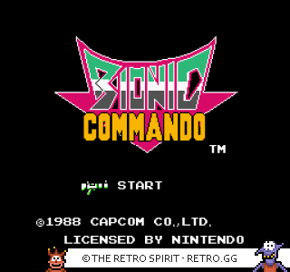 Game screenshot of Bionic Commando