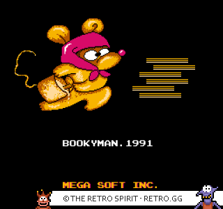 Game screenshot of Booky Man
