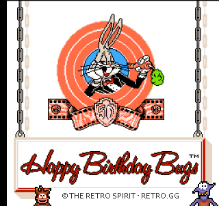 Game screenshot of The Bugs Bunny Birthday Blowout
