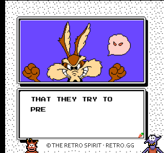 Game screenshot of The Bugs Bunny Blowout