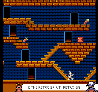 Game screenshot of The Bugs Bunny Crazy Castle