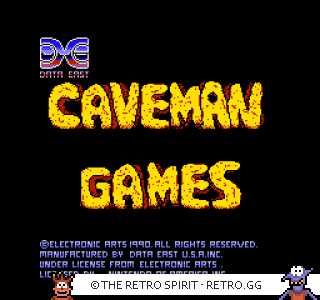 Game screenshot of Caveman Games