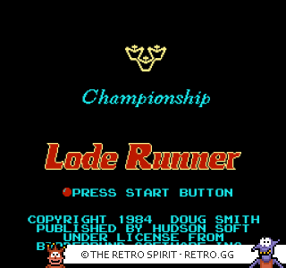 Game screenshot of Championship Lode Runner