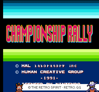 Game screenshot of Championship Rally