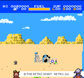 Game screenshot of Choplifter