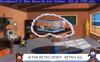 Game screenshot of EcoQuest: The Search for Cetus