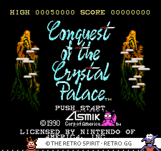 Game screenshot of Conquest of the Crystal Palace
