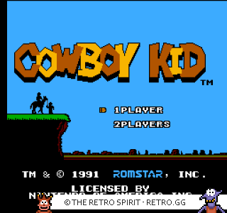 Game screenshot of Cowboy Kid