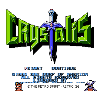 Game screenshot of Crystalis