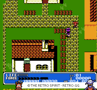 Game screenshot of Crystalis